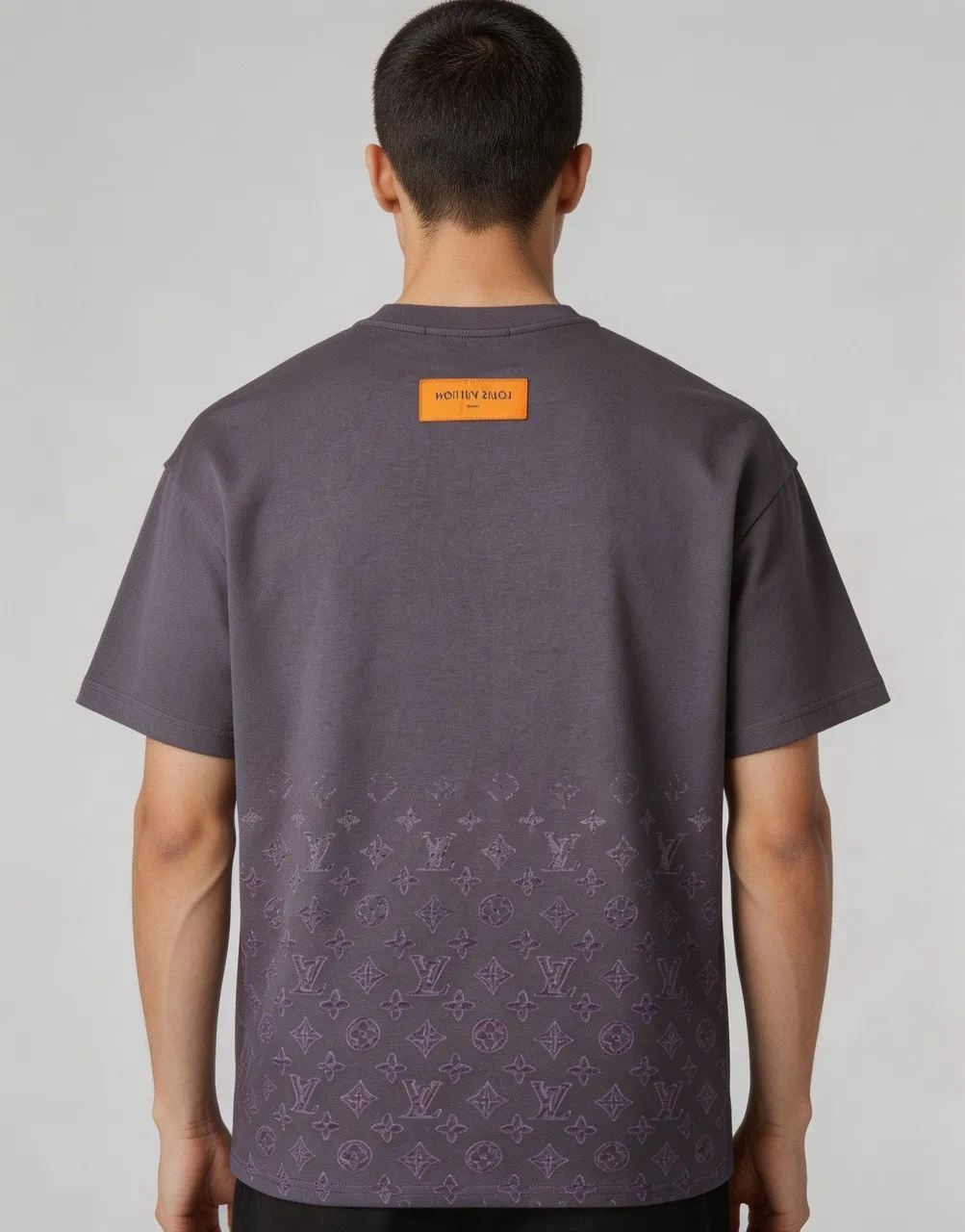 Louis Vuitton/Louis Vuitton 26ss hem presbyopia burnt short sleeves